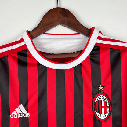 Retro Long Sleeve AC Milan 11/12 Home