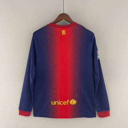 Retro long sleeve Barcelona 12/13 Home