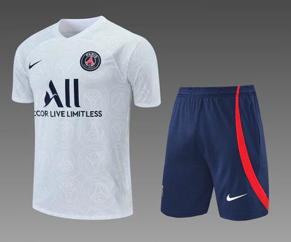 Kit de Treino PSG 23/24 - Branco e Azul