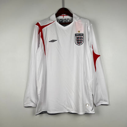 Retro Long Sleeve England 2006 Home