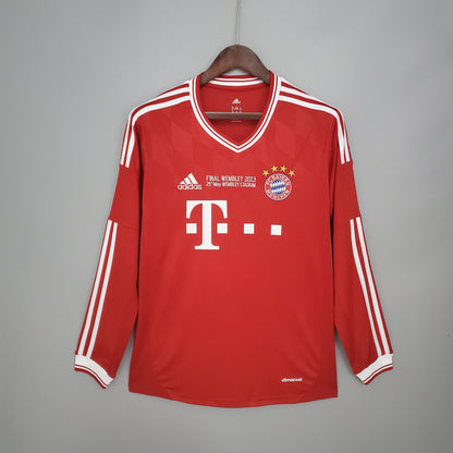 Retro long sleeve Bayern de Munique 13/14 Champions League Home