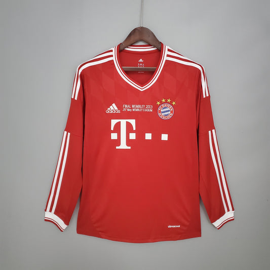 Retro long sleeve Bayern de Munique 13/14 Champions League Home