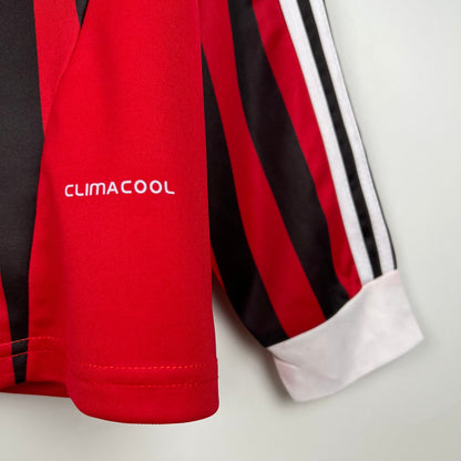 Retro Long Sleeve AC Milan 11/12 Home