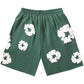Denim Tears The Cotton Wreath Shorts Green