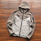 NIKE TECH FLEECE HOODIE x OLIVE GREY/ENIGMA STONE
