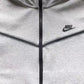 NIKE TECH FLEECE HOODIE x GREY