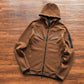 NIKE TECH FLEECE HOODIE x BROWN