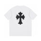 CHROME HEARTS BLACK CROSS T-SHIRT WHITE