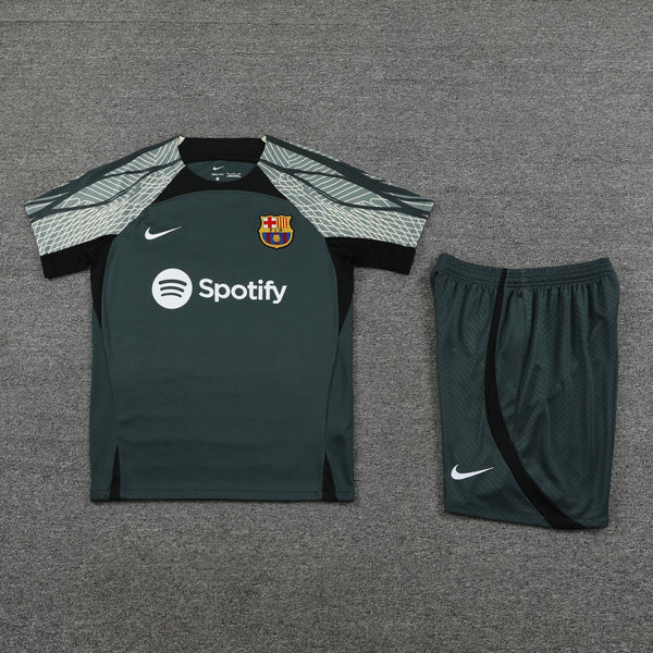 Kit de Treino Barcelona 23/24 - Verde Escuro