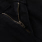 CHROME HEARTS PAINT DRIP YELLOW CROSS PATCH JEANS BLACK