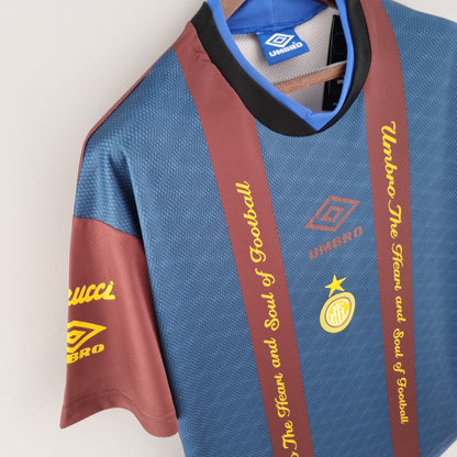 Retro Inter  Milão 94/95 Training Suit Red Blue