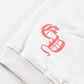CHROME HEARTS RED HORSE SHOE LOGO SWEATSHIRT WHITE