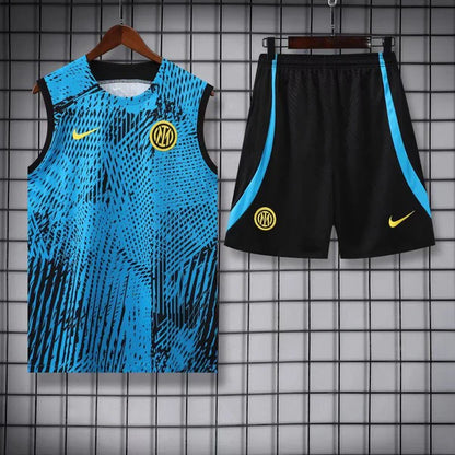 Kit Camisa Regata e Short Inter de Milão 23/24